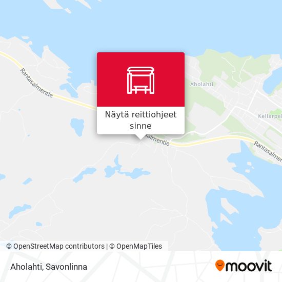 Aholahti kartta