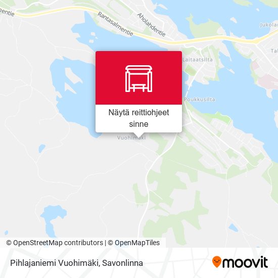 Pihlajaniemi Vuohimäki kartta