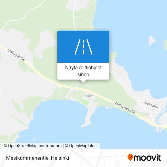 Mesikämmenentie kartta