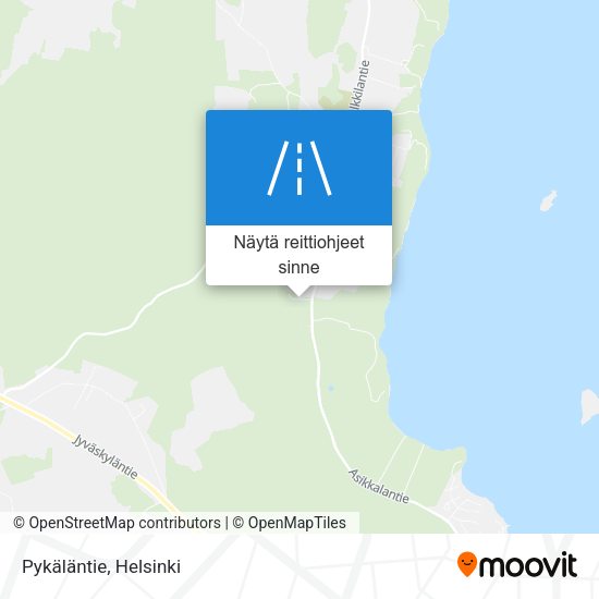 Pykäläntie kartta