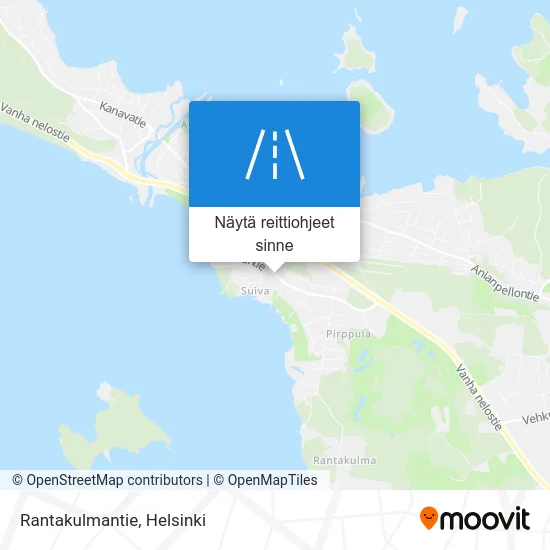 Rantakulmantie kartta