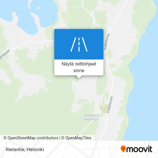 Rielantie kartta
