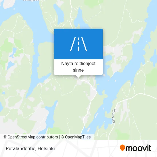 Rutalahdentie kartta