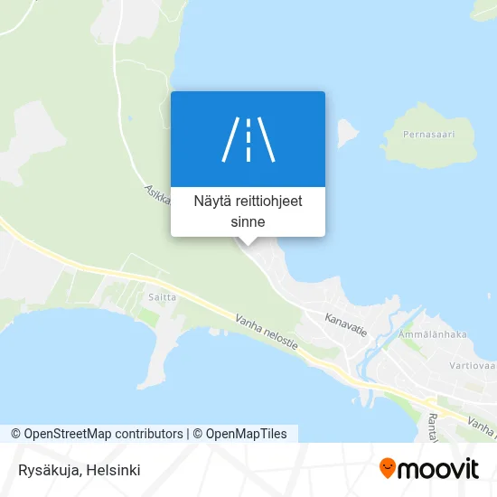 Rysäkuja kartta