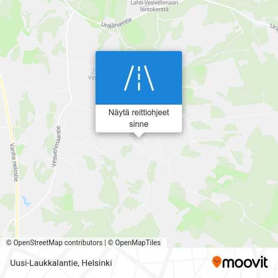 Uusi-Laukkalantie kartta