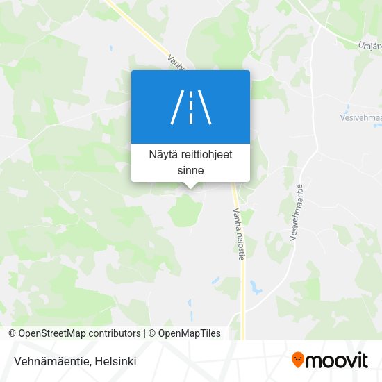 Vehnämäentie kartta