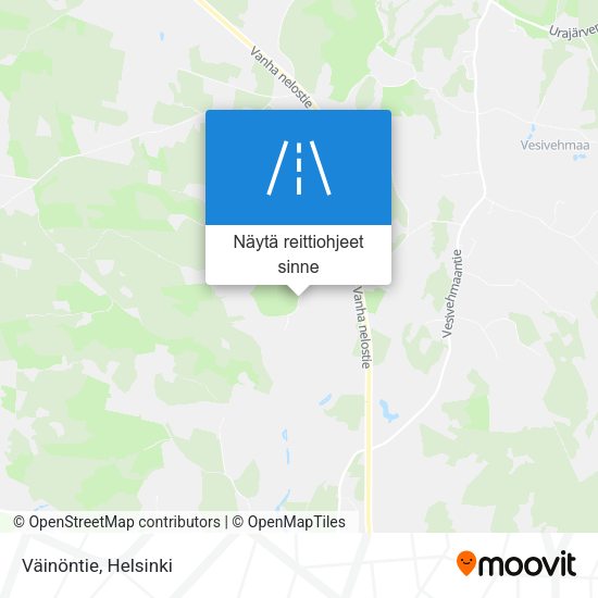 Väinöntie kartta