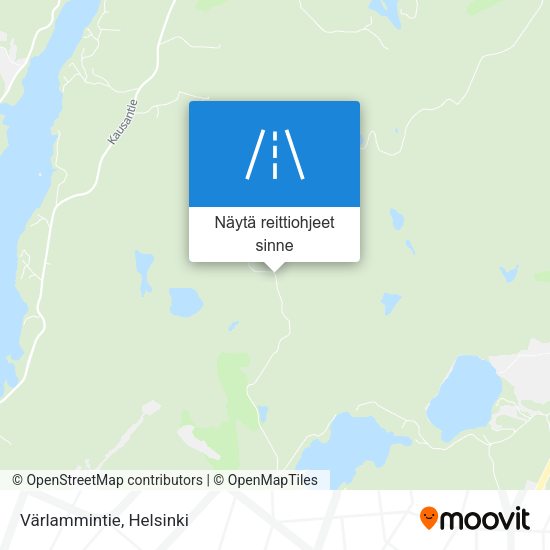 Värlammintie kartta