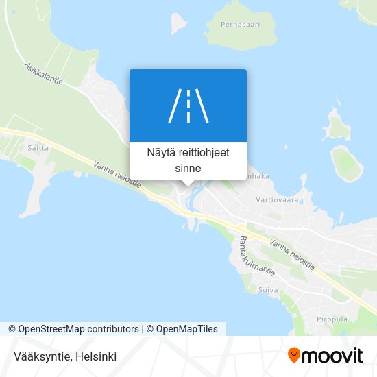 Vääksyntie kartta