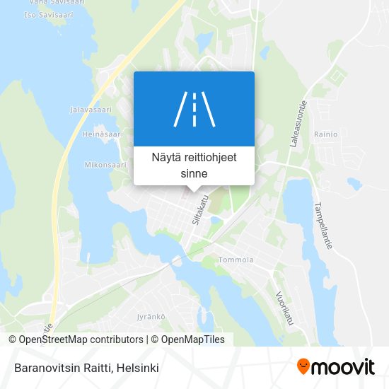 Baranovitsin Raitti kartta
