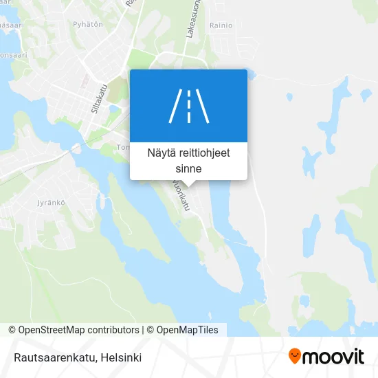 Rautsaarenkatu kartta