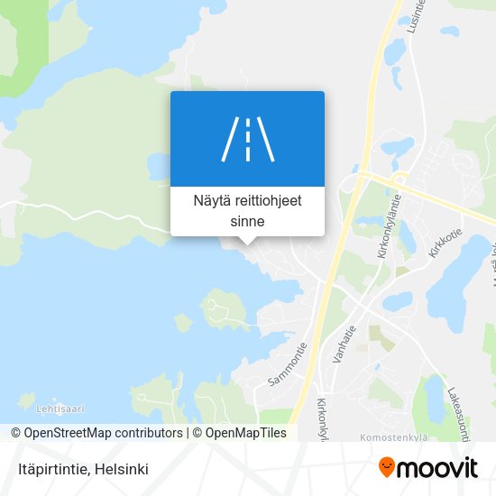 Itäpirtintie kartta