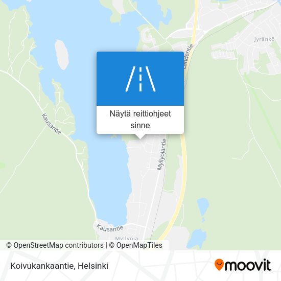 Koivukankaantie kartta