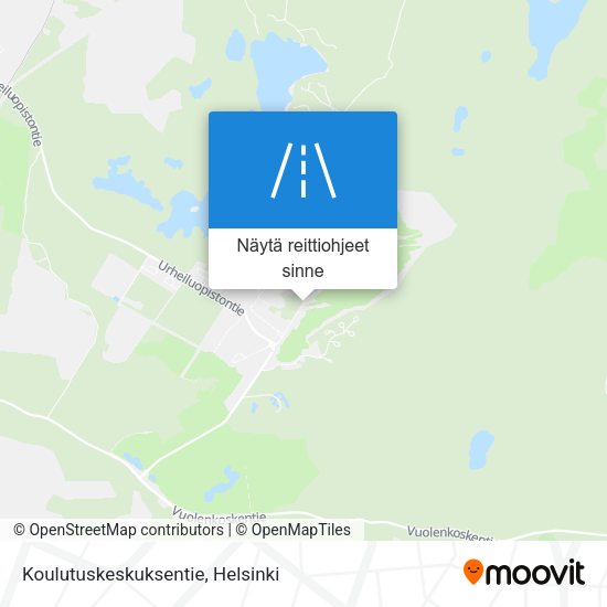 Koulutuskeskuksentie kartta