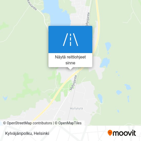 Kylväjänpolku kartta