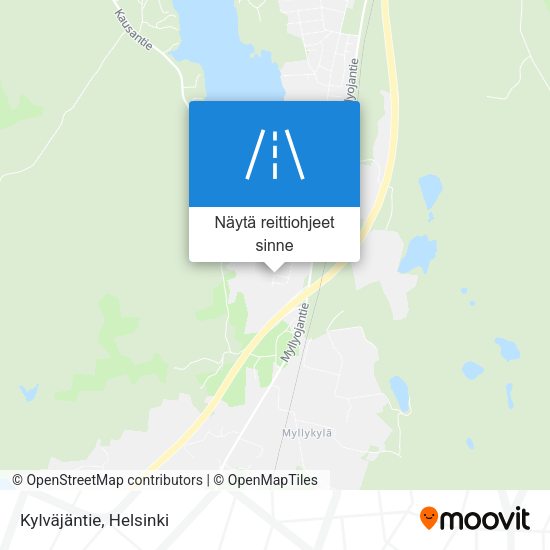 Kylväjäntie kartta