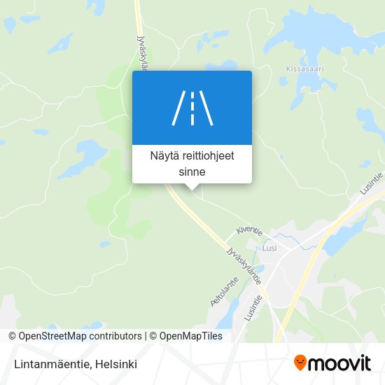 Lintanmäentie kartta