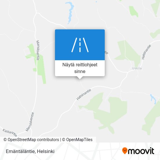 Emäntäläntie kartta