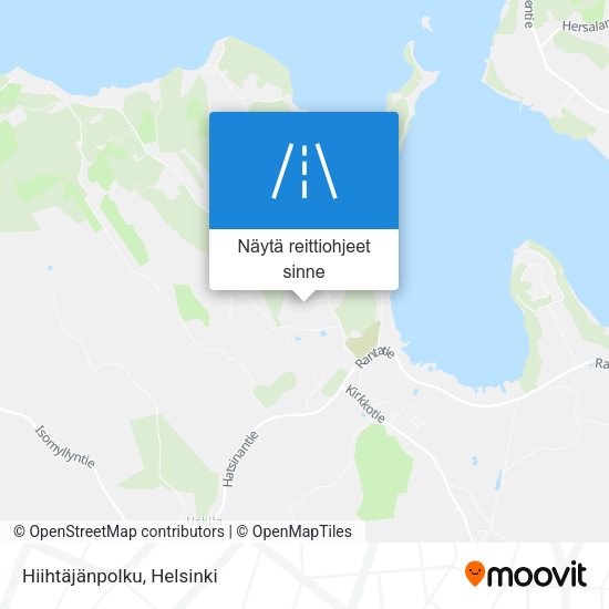 Hiihtäjänpolku kartta