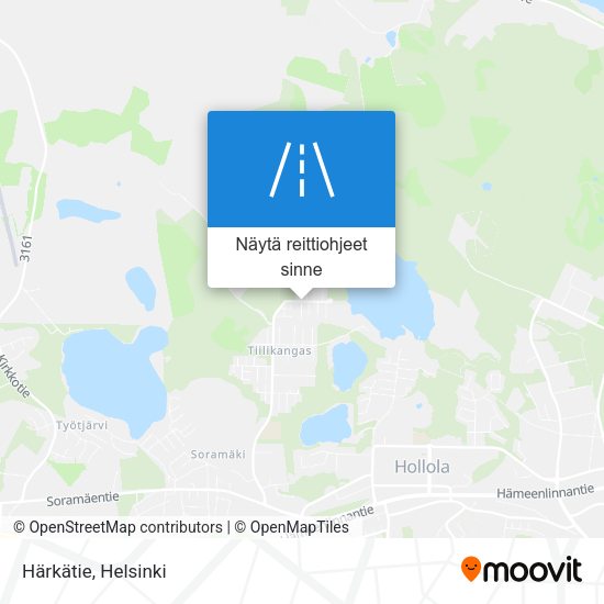Härkätie kartta
