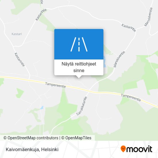 Kaivomäenkuja kartta
