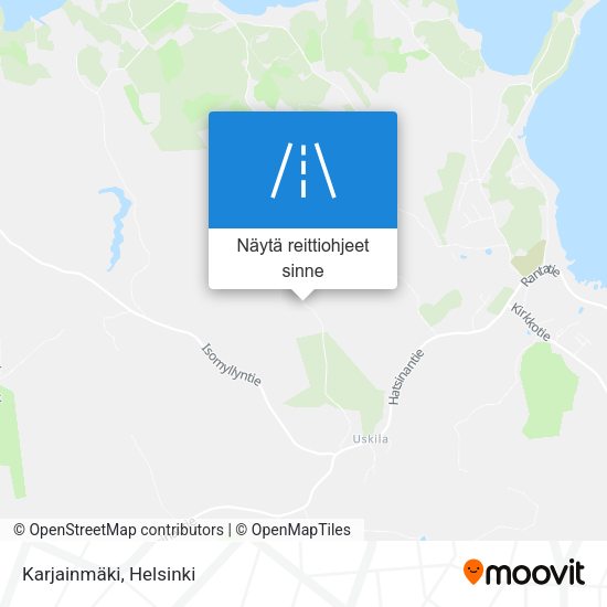Karjainmäki kartta