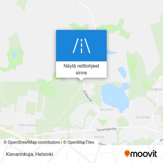 Kievarinkuja kartta
