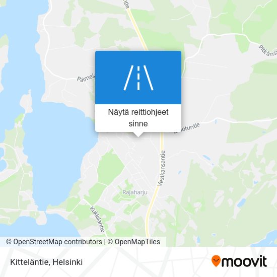 Kitteläntie kartta