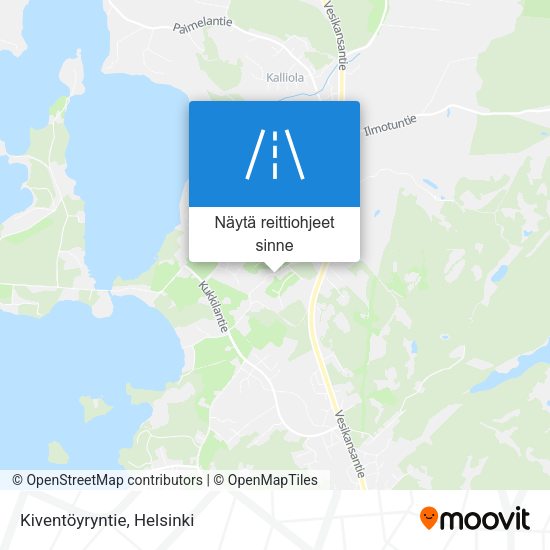 Kiventöyryntie kartta