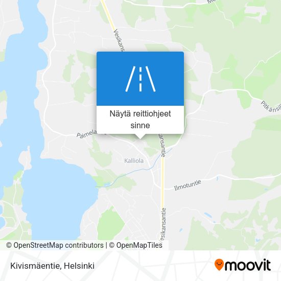 Kivismäentie kartta