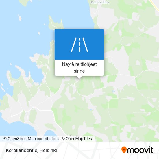 Korpilahdentie kartta