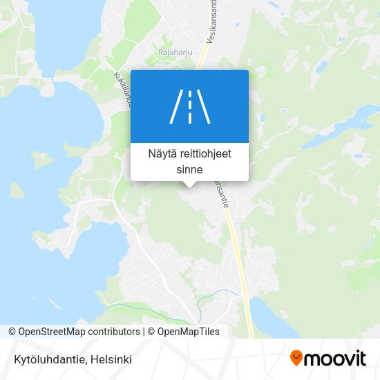 Kytöluhdantie kartta