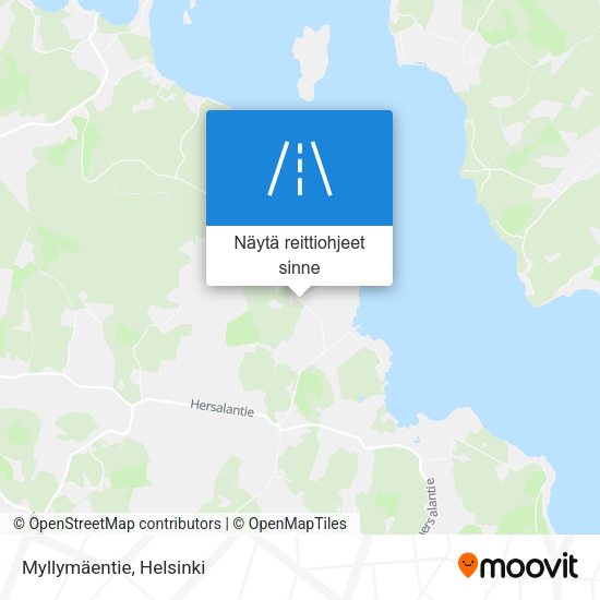 Myllymäentie kartta