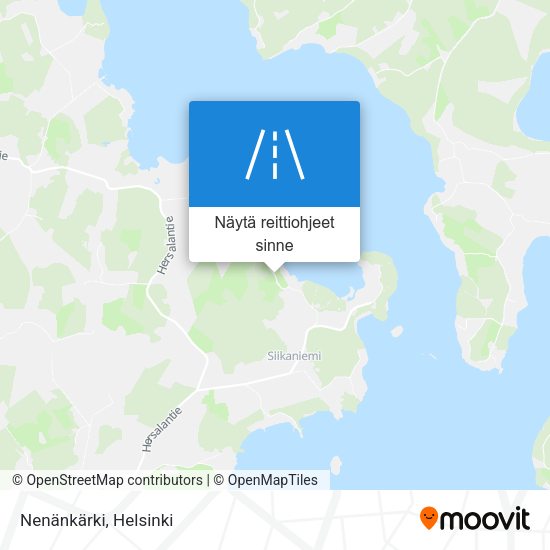 Nenänkärki kartta