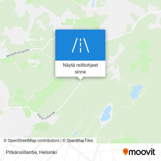 Pitkänsillantie kartta