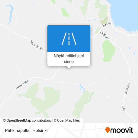 Pähkinäpolku kartta