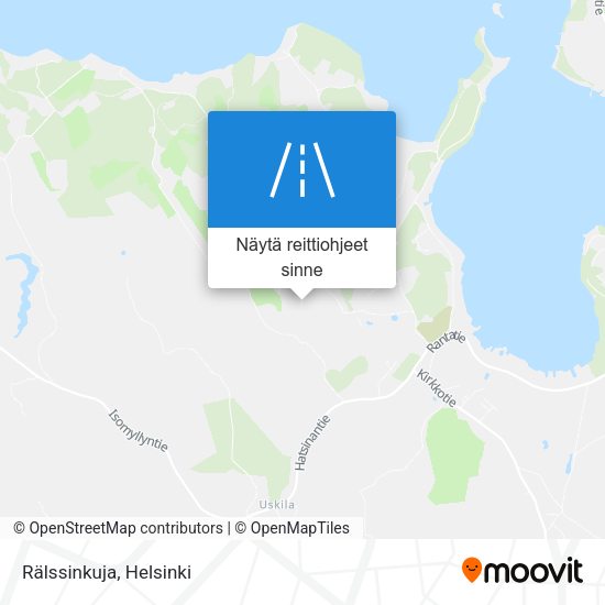 Rälssinkuja kartta