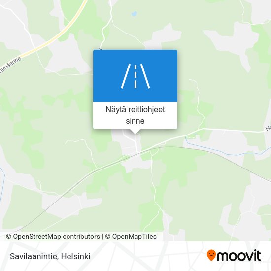 Savilaanintie kartta