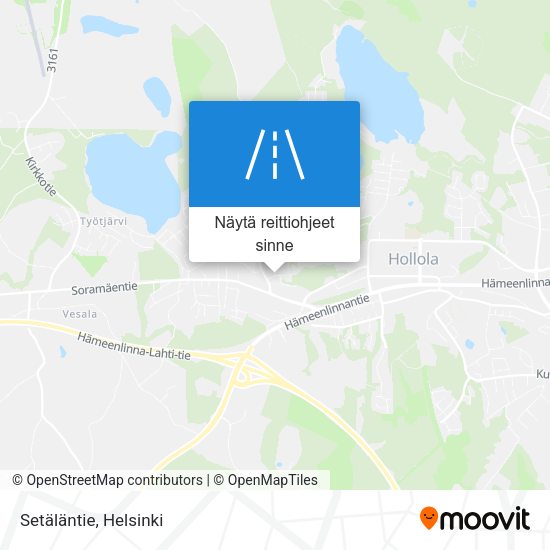 Setäläntie kartta