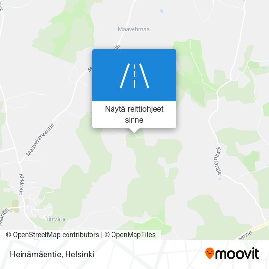 Heinämäentie kartta
