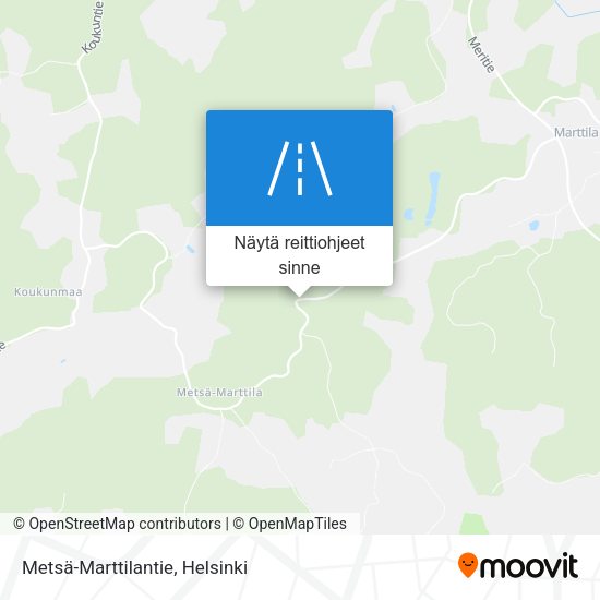 Metsä-Marttilantie kartta