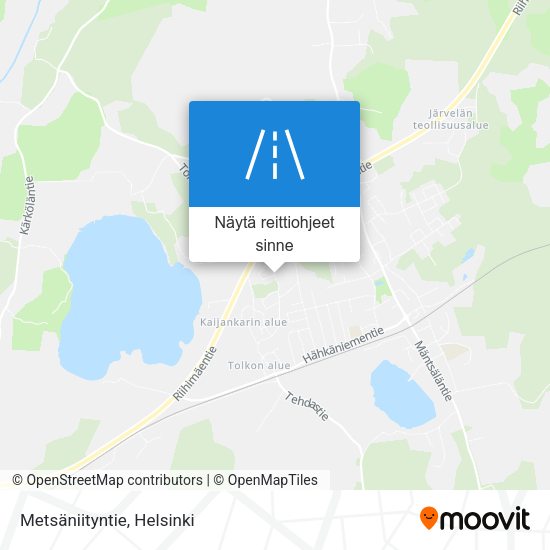 Metsäniityntie kartta