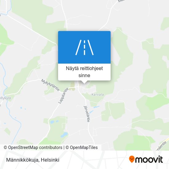 Männikkökuja kartta