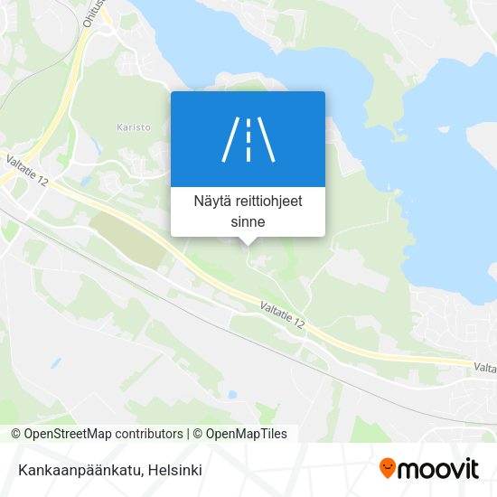 Kankaanpäänkatu kartta