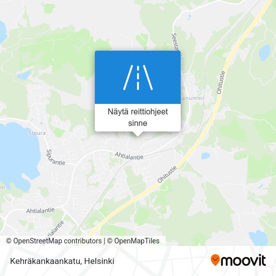 Kehräkankaankatu kartta