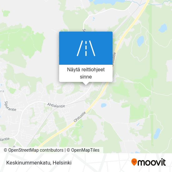 Keskinummenkatu kartta