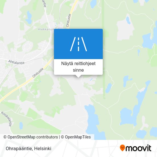 Ohrapääntie kartta