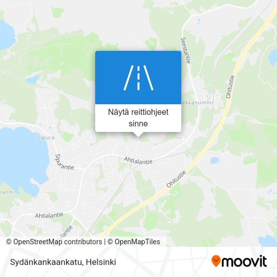 Sydänkankaankatu kartta