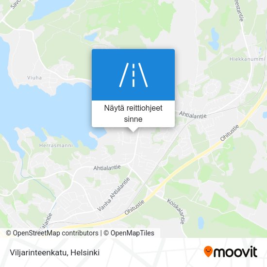 Viljarinteenkatu kartta