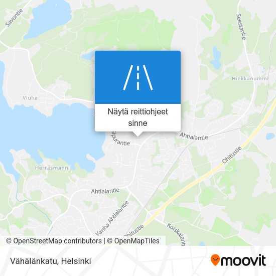 Vähälänkatu kartta